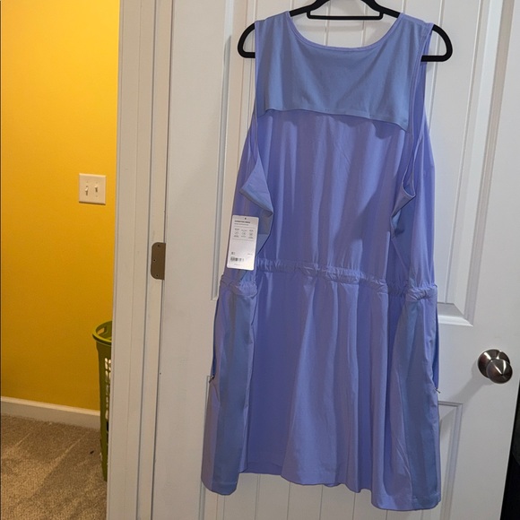 Athleta Light Blue Sleeveless Sports Dress - Picture 3 of 3